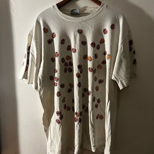 Large vintage ladybug T-shirt made in USA - wear and tear! Unisex